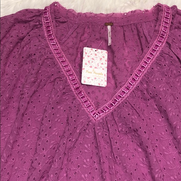 Free People Darcy Eyelet Top - Picture 7 of 14